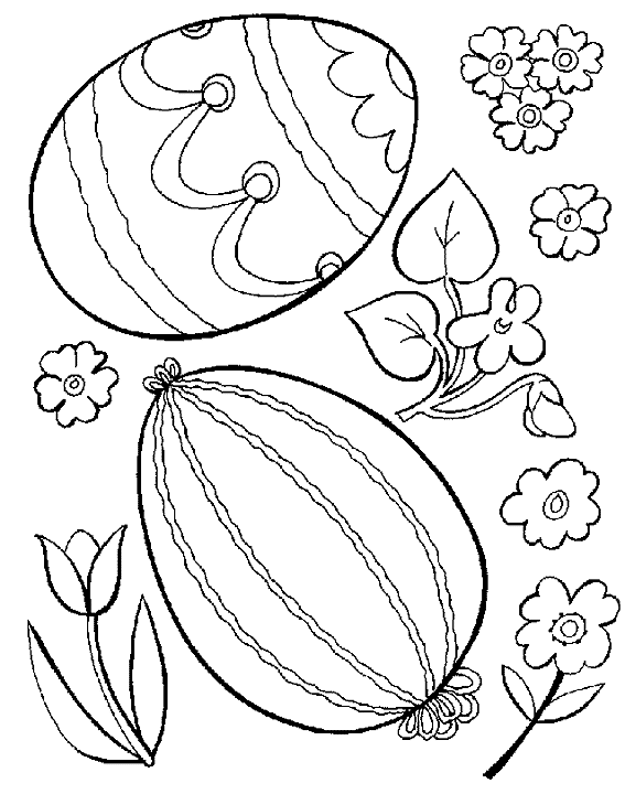 Dessin à colorier: Pâques (Fêtes et Occasions spéciales) #54725 - Coloriages à Imprimer Gratuits