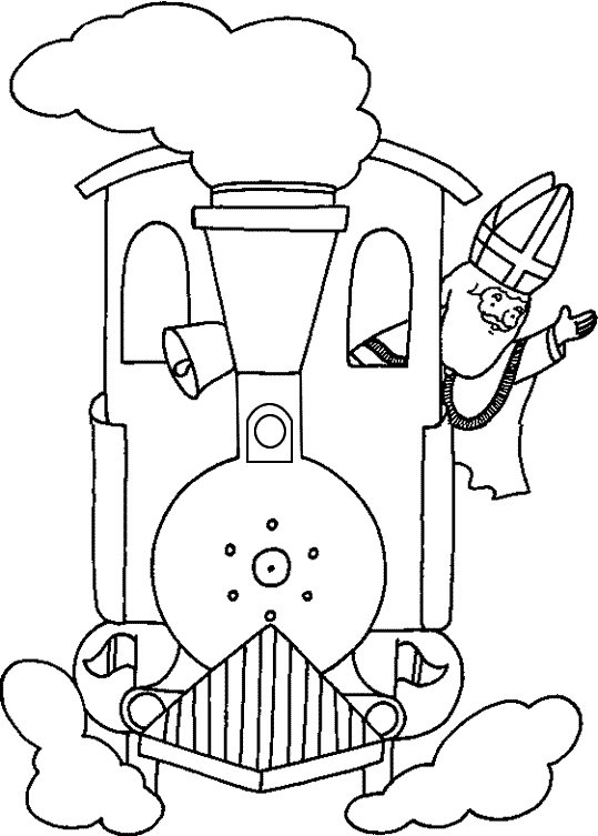 Dessin à colorier: Saint Nicolas (Fêtes et Occasions spéciales) #59211 - Coloriages à Imprimer Gratuits