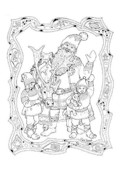 Dessin à colorier: Saint Nicolas (Fêtes et Occasions spéciales) #59275 - Coloriages à Imprimer Gratuits