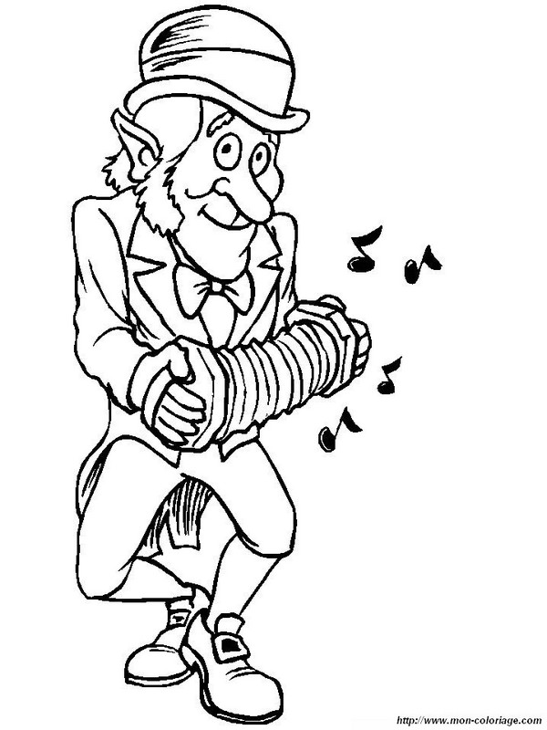 Dessin à colorier: Saint Patrick (Fêtes et Occasions spéciales) #57922 - Coloriages à Imprimer Gratuits