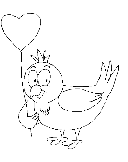 Dessin à colorier: Saint Valentin (Fêtes et Occasions spéciales) #54040 - Coloriages à Imprimer Gratuits