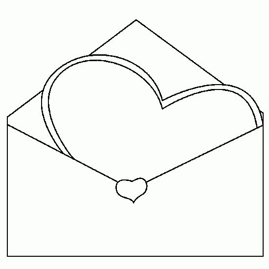 Dessin à colorier: Saint Valentin (Fêtes et Occasions spéciales) #54205 - Coloriages à Imprimer Gratuits