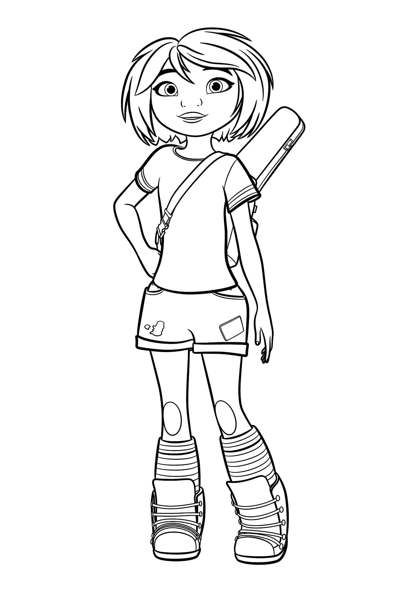 Coloriage gratuit Abominable #184919 de la collection Films d'Animation à imprimer