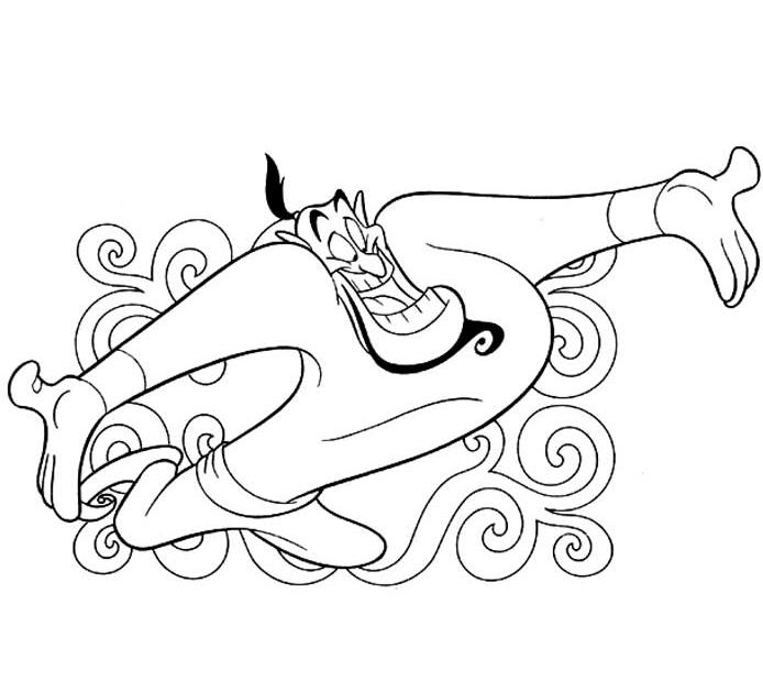 Dessin à colorier: Aladdin (Films d'animation) #127704 - Coloriages à Imprimer Gratuits