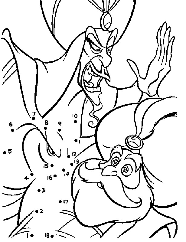 Dessin à colorier: Aladdin (Films d'animation) #127877 - Coloriages à Imprimer Gratuits