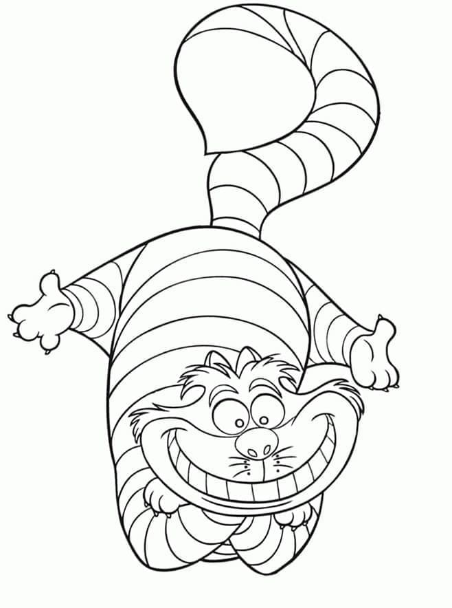 Joli coloriage Alice au pays des merveilles #202809 de la collection Films d'Animation, prêt à imprimer pour petits et grands