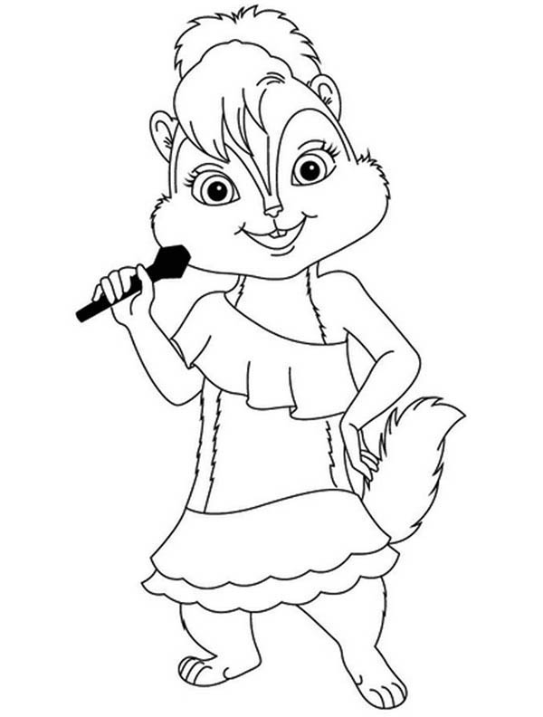 Dessin à colorier: Alvin et les Chipmunks (Films d'animation) #128452 - Coloriages à Imprimer Gratuits