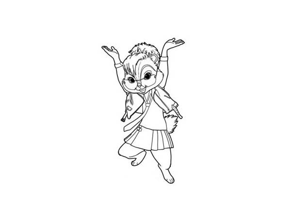 Dessin à colorier: Alvin et les Chipmunks (Films d'animation) #128470 - Coloriages à Imprimer Gratuits