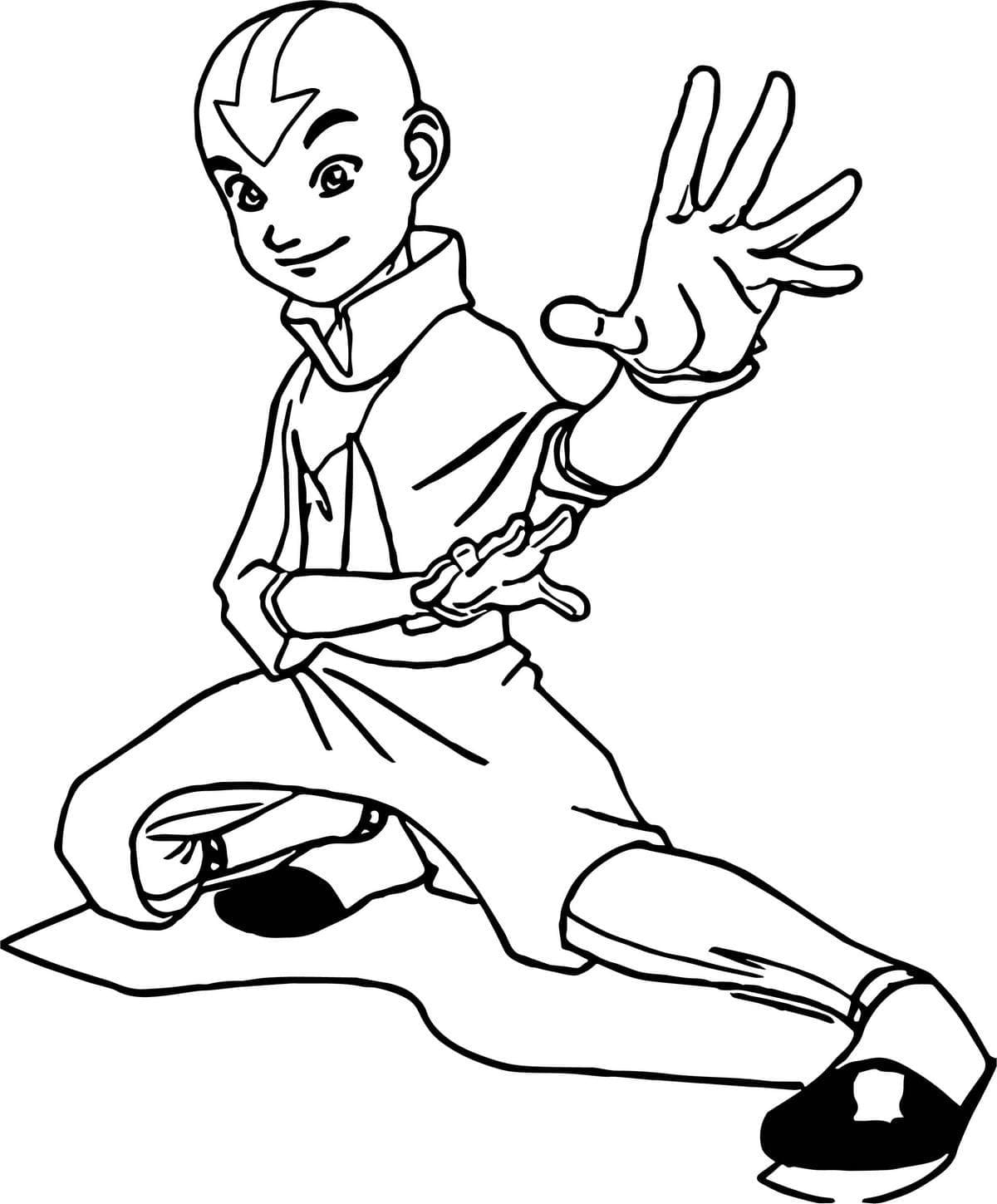 Coloriage à imprimer Avatar, Le Dernier Maître de l’Air #208147 de la série Films d'Animation, gratuit pour enfants et adultes