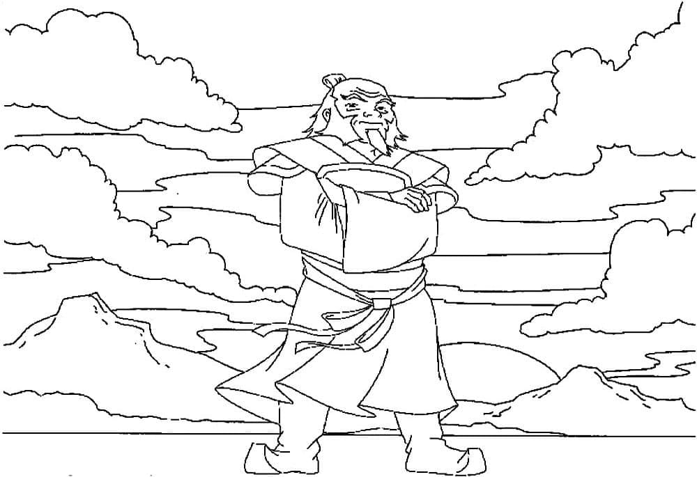 Dessin Avatar, Le Dernier Maître de l’Air #208176 à colorier de la série Films d'Animation, gratuit à télécharger et imprimer