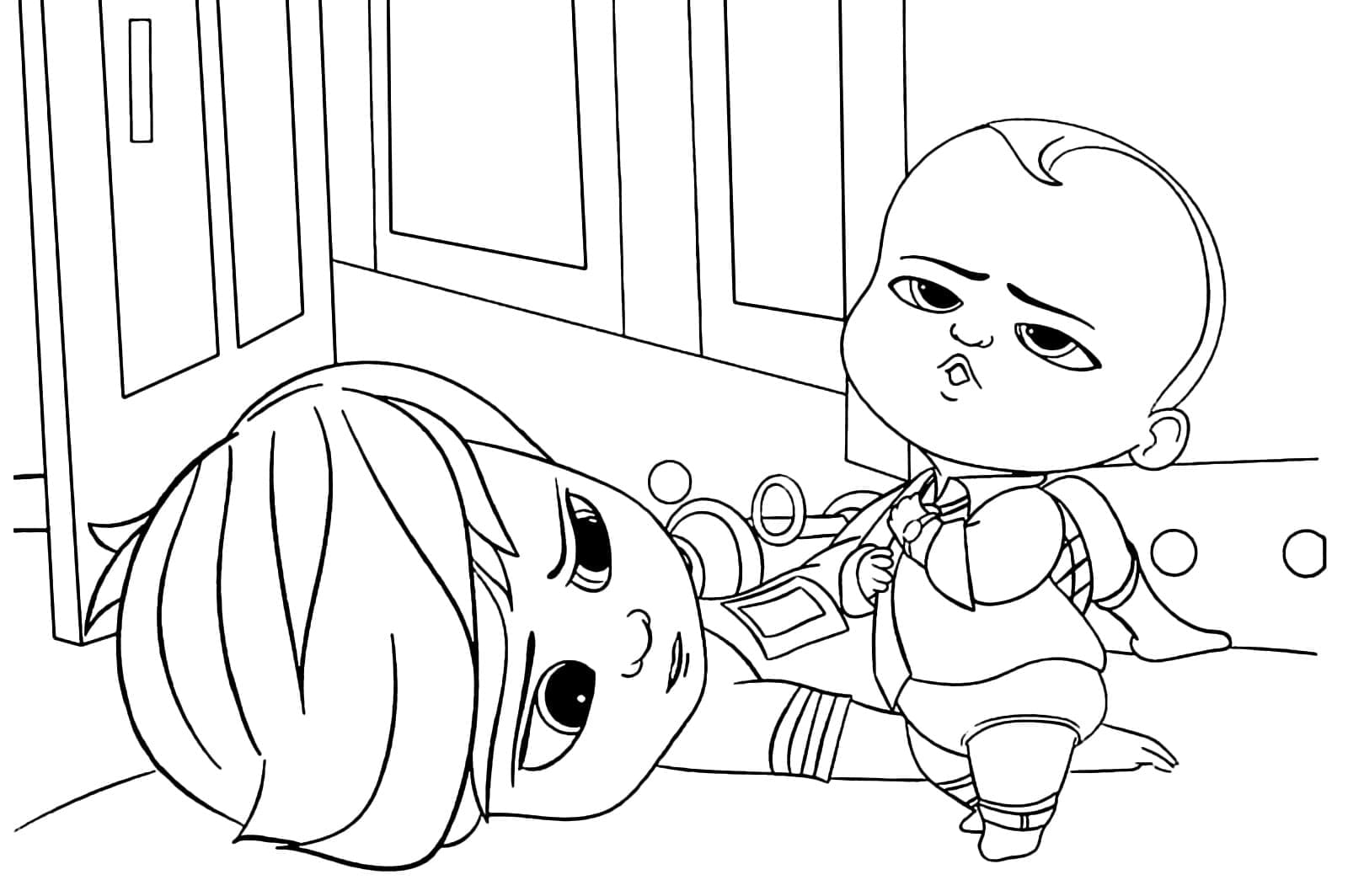 Dessin Baby Boss #198815 à colorier de la série Films d'Animation, gratuit à télécharger et imprimer