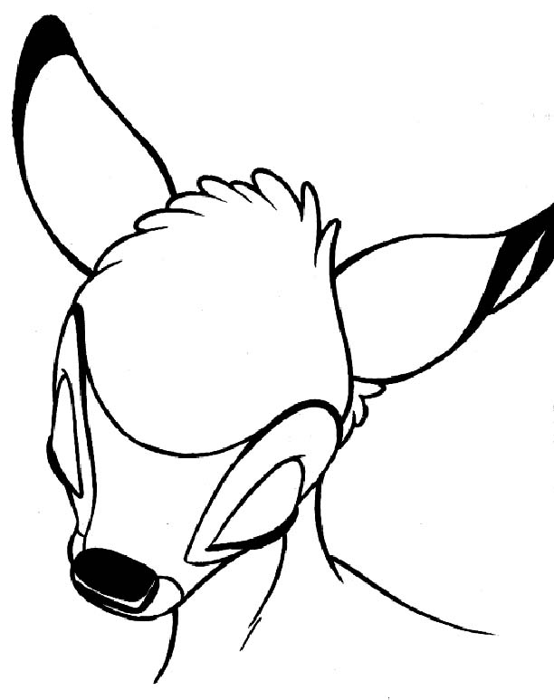 Dessin à colorier: Bambi (Films d'animation) #128639 - Coloriages à Imprimer Gratuits