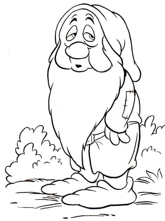 Coloriage gratuit Blanche Neige #178597 de la collection Films d'Animation à imprimer