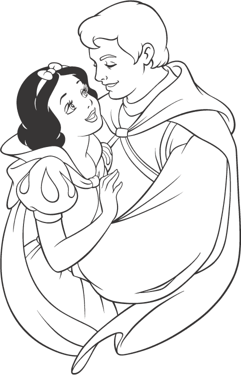 Dessin à colorier: Blanche Neige et les Sept Nains (Films d'animation) #133884 - Coloriages à Imprimer Gratuits