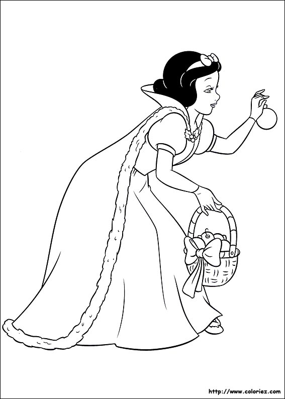 Dessin à colorier: Blanche Neige et les Sept Nains (Films d'animation) #133930 - Coloriages à Imprimer Gratuits