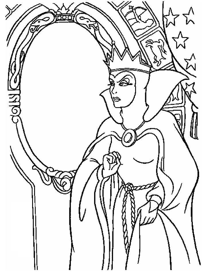 Dessin à colorier: Blanche Neige et les Sept Nains (Films d'animation) #134004 - Coloriages à Imprimer Gratuits