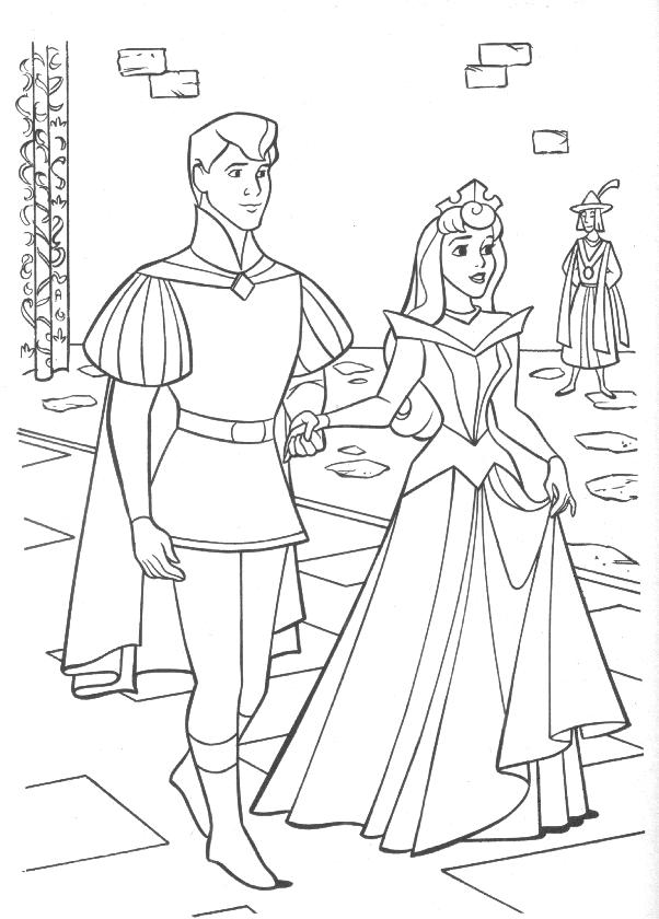 Dessin à colorier: Cendrillon (Films d'animation) #129739 - Coloriages à Imprimer Gratuits