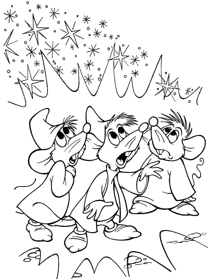 Coloriage gratuit Cendrillon #178055 de la collection Films d'Animation à imprimer