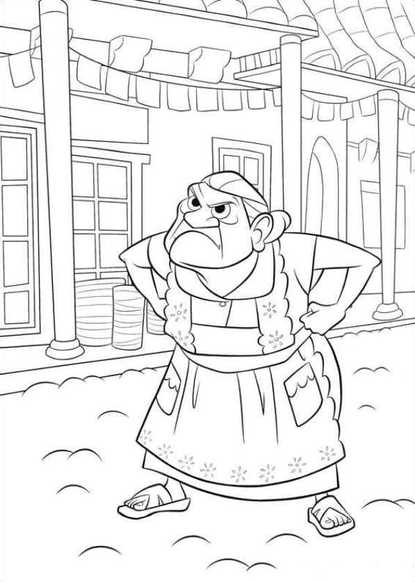 Coloriage gratuit Coco Disney #185274 de la collection Films d'Animation à imprimer