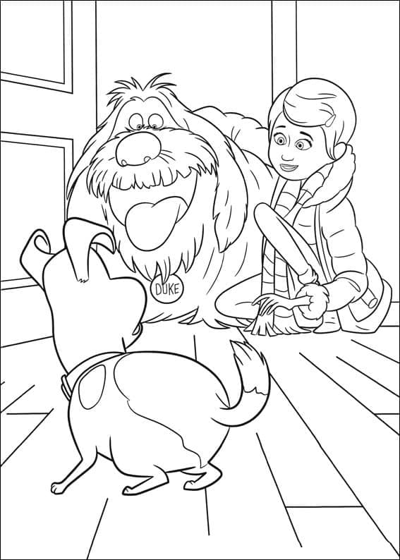 Coloriage Comme des Bêtes #206617 à imprimer gratuitement, extrait de la collection Films d'Animation