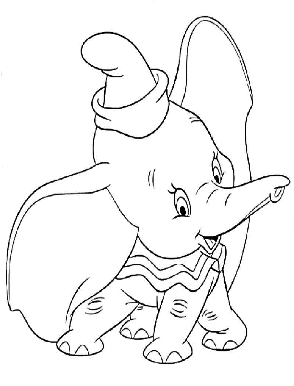 Dessin à colorier: Dumbo (Films d'animation) #170556 - Coloriages à Imprimer Gratuits