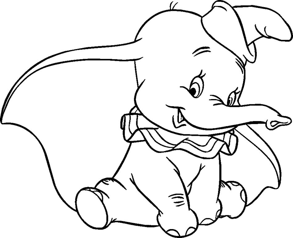 Dessin à colorier: Dumbo (Films d'animation) #170564 - Coloriages à Imprimer Gratuits