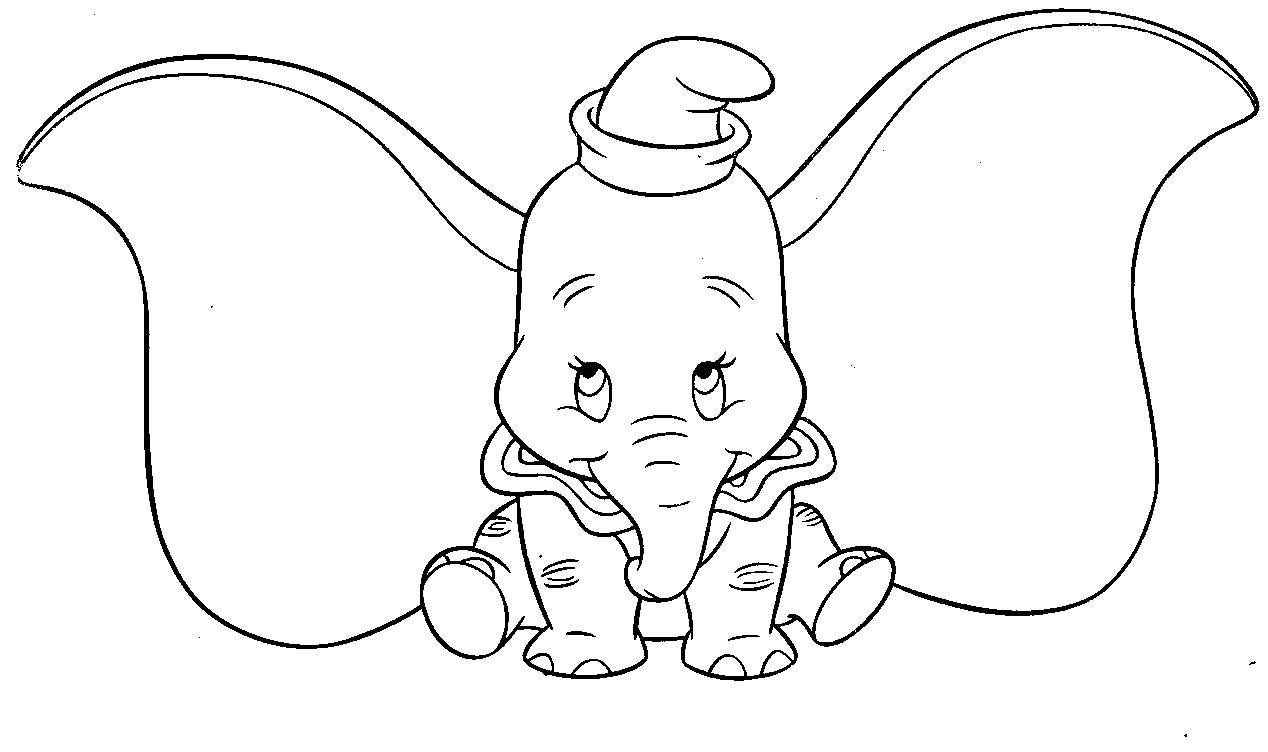 Dessin à colorier: Dumbo (Films d'animation) #170568 - Coloriages à Imprimer Gratuits