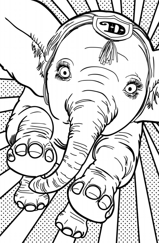 Dessin à colorier: Dumbo (Films d'animation) #170571 - Coloriages à Imprimer Gratuits