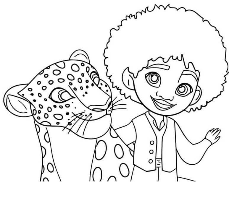 Coloriage gratuit Encanto #177368 de la collection Films d'Animation à imprimer