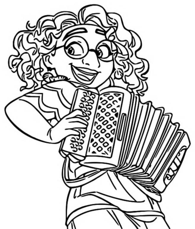 Coloriage gratuit Encanto #177370 de la collection Films d'Animation à imprimer