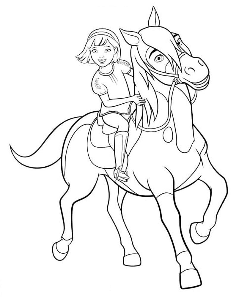 Dessin à colorier: Esprit (Films d'Animation) #195415 - Coloriages à Imprimer Gratuits