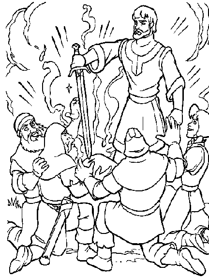 Coloriage gratuit Excalibur, l'épée magique #41735 de la collection Films d'Animation à imprimer Coloriage gratuit Excalibur, l'épée magique #41735 de la collection Films d'Animation à imprimer