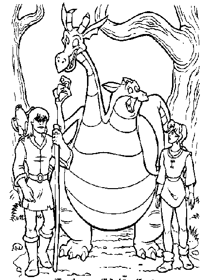 Illustration au trait Excalibur, l'épée magique #41742 de la collection Films d'Animation à colorier gratuitement Illustration au trait Excalibur, l'épée magique #41742 de la collection Films d'Animation à colorier gratuitement