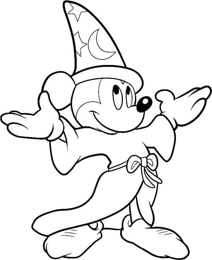 Coloriage gratuit Fantasia #204789 de la collection Films d'Animation à imprimer