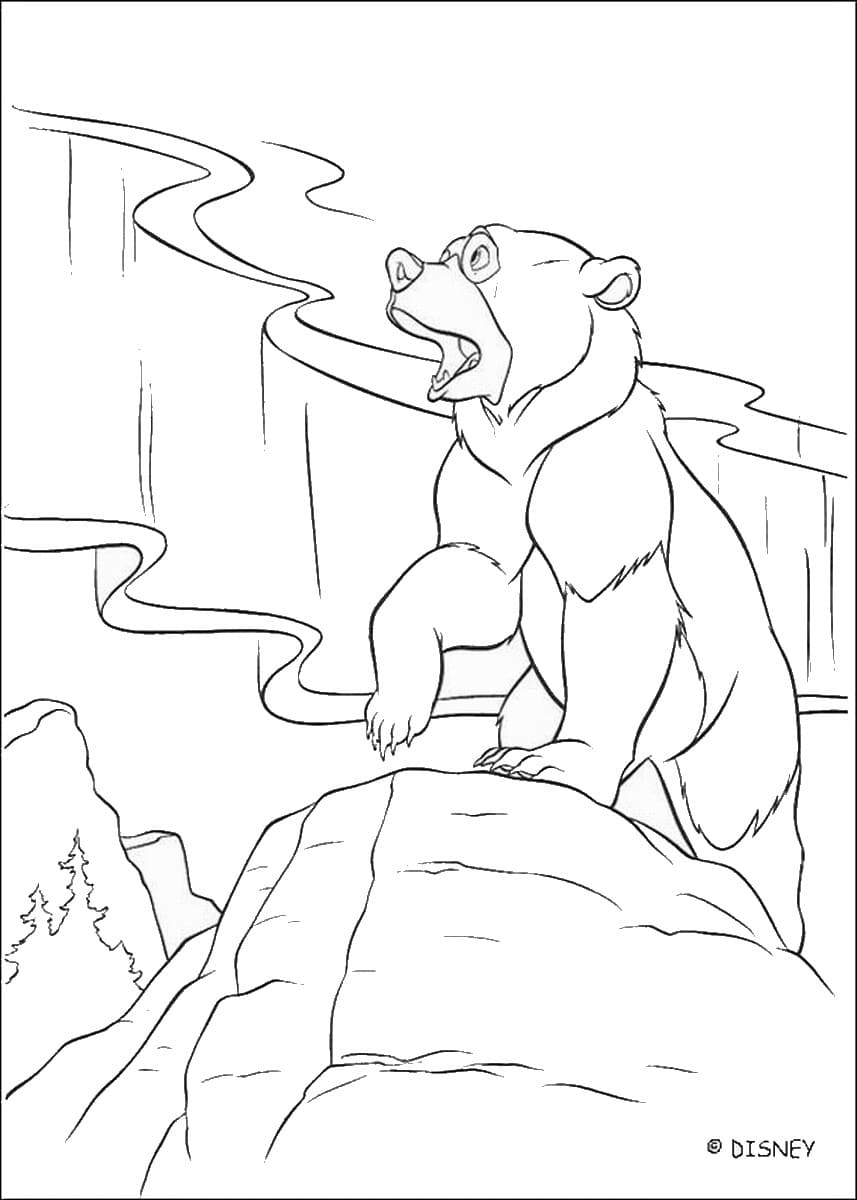 Coloriage gratuit Frère des Ours #210081 de la collection Films d'Animation à imprimer