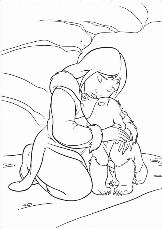 Coloriage gratuit Frère des Ours #210104 de la collection Films d'Animation à imprimer