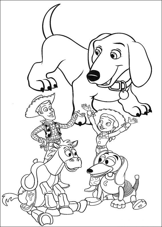 Dessin à colorier: Histoire de jouets (Toy Story) (Films d'animation) #72425 - Coloriages à Imprimer Gratuits