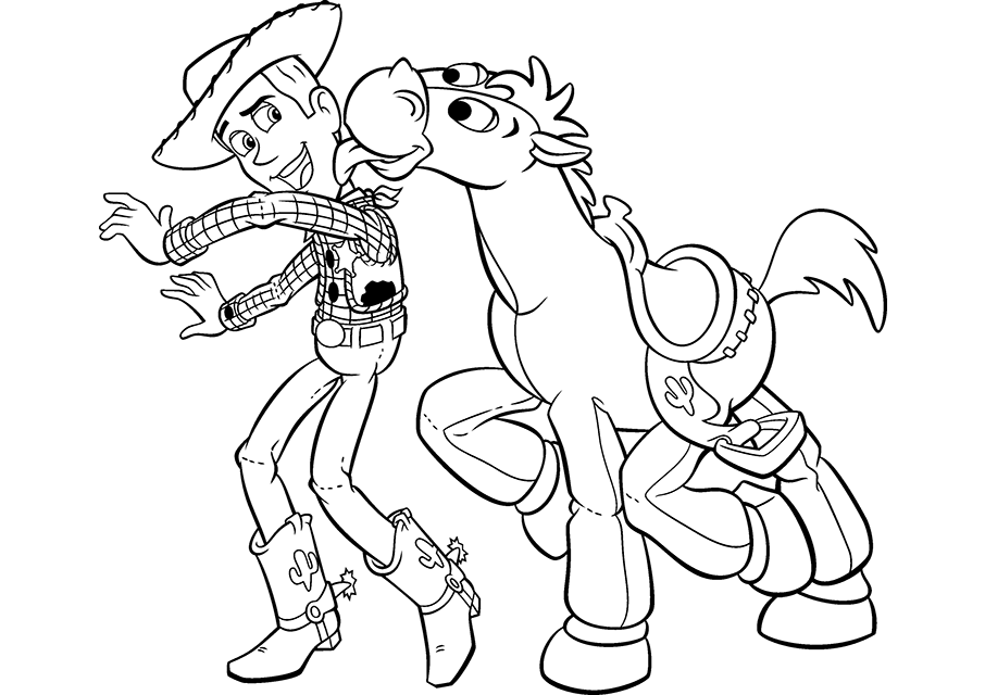 Dessin à colorier: Histoire de jouets (Toy Story) (Films d'animation) #72431 - Coloriages à Imprimer Gratuits