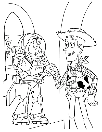 Dessin à colorier: Histoire de jouets (Toy Story) (Films d'animation) #72503 - Coloriages à Imprimer Gratuits