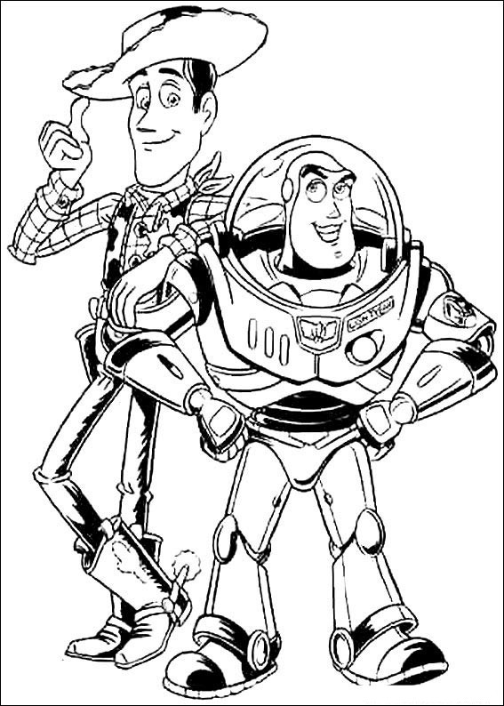 Dessin à colorier: Histoire de jouets (Toy Story) (Films d'animation) #72504 - Coloriages à Imprimer Gratuits