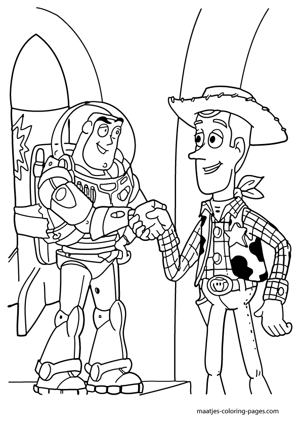 Dessin à colorier: Histoire de jouets (Toy Story) (Films d'animation) #72517 - Coloriages à Imprimer Gratuits