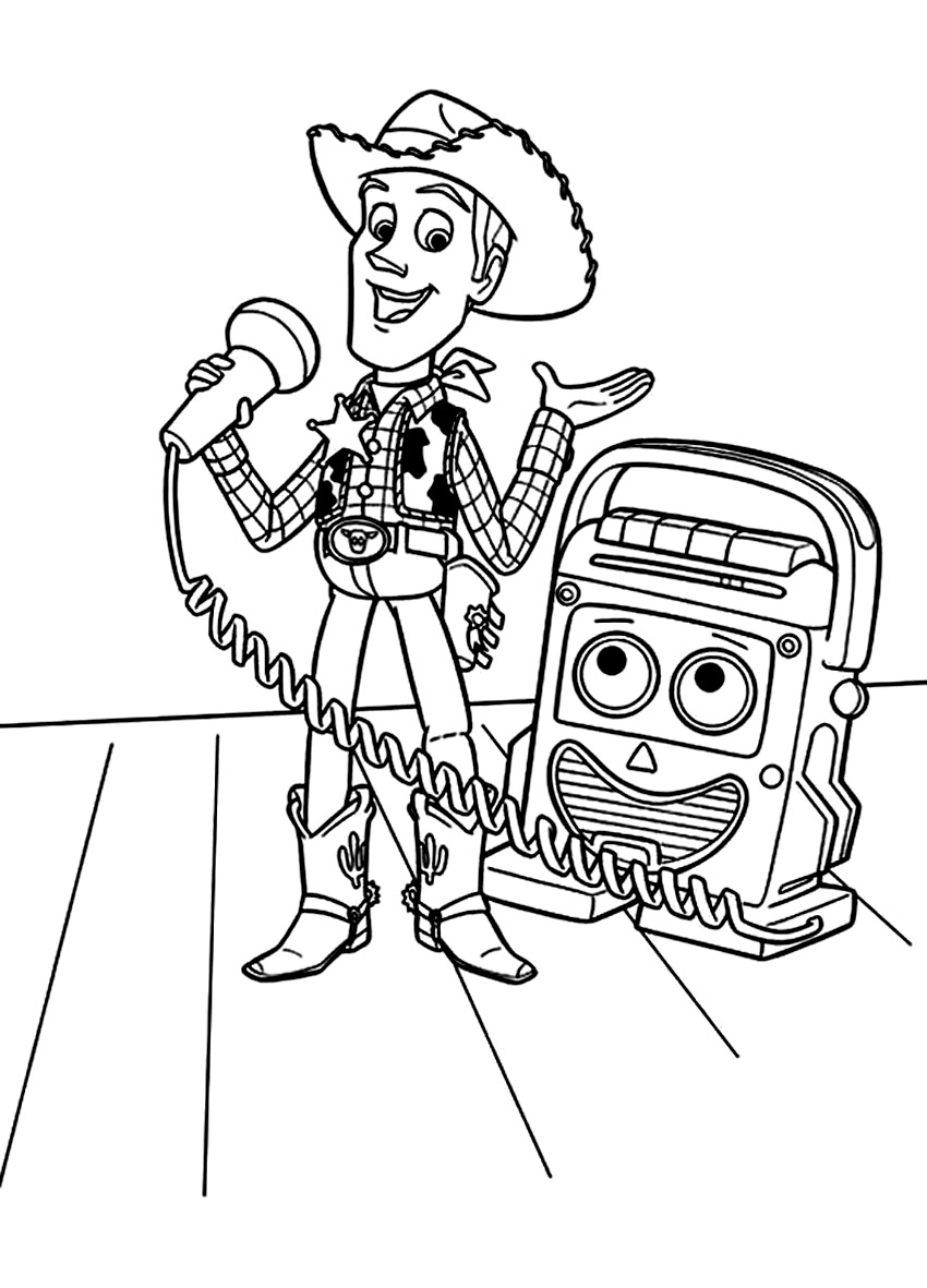 Dessin à colorier: Histoire de jouets (Toy Story) (Films d'animation) #72565 - Coloriages à Imprimer Gratuits