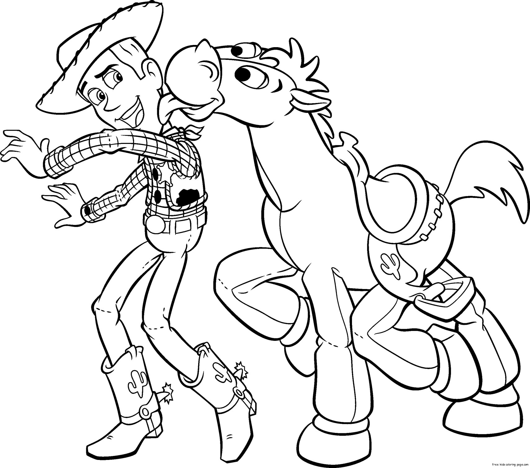 Dessin à colorier: Histoire de jouets (Toy Story) (Films d'animation) #72634 - Coloriages à Imprimer Gratuits