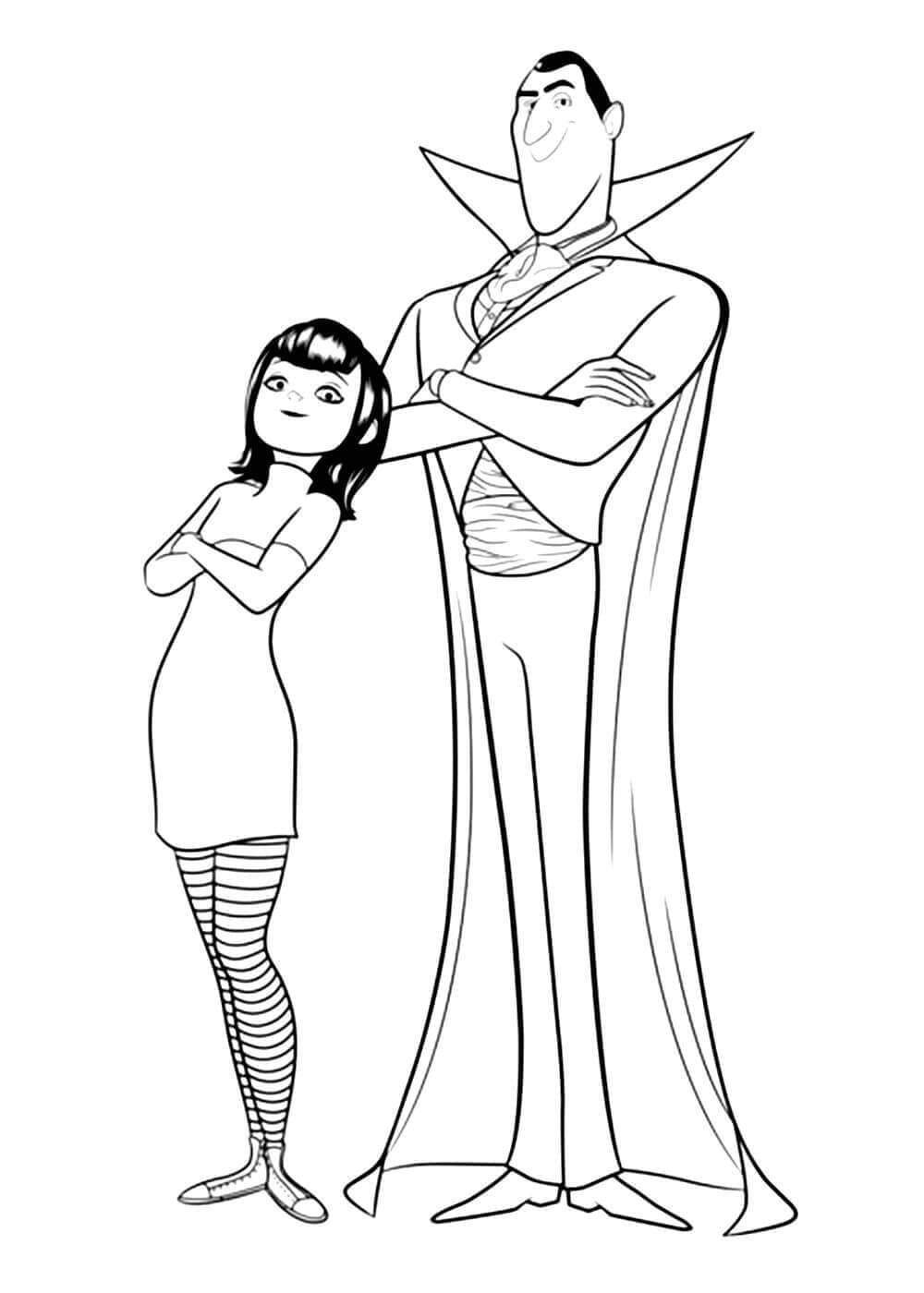 Coloriage gratuit Hôtel Transylvanie #187938 de la collection Films d'Animation à imprimer