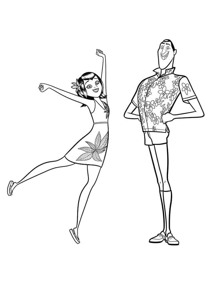 Coloriage gratuit Hôtel Transylvanie #187941 de la collection Films d'Animation à imprimer