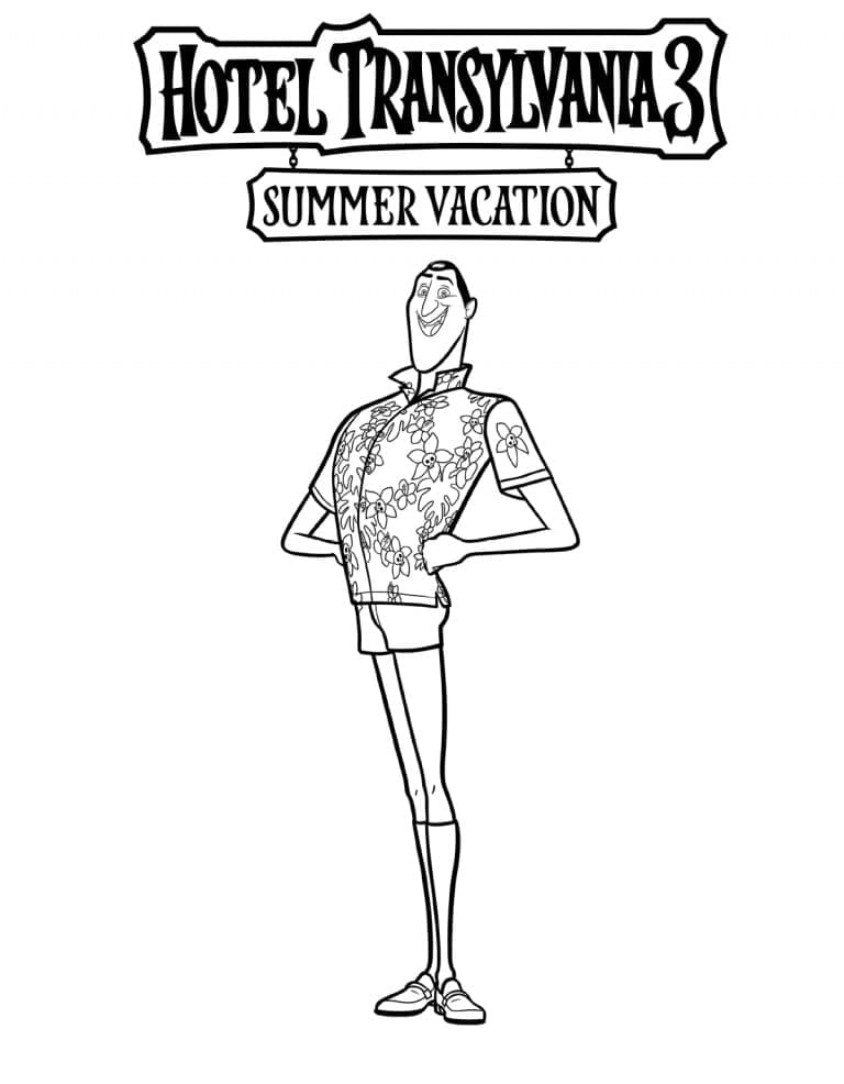 Coloriage gratuit Hôtel Transylvanie #187944 de la collection Films d'Animation à imprimer