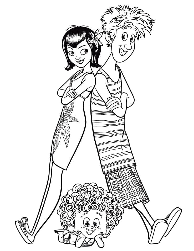 Coloriage gratuit Hôtel Transylvanie #187959 de la collection Films d'Animation à imprimer