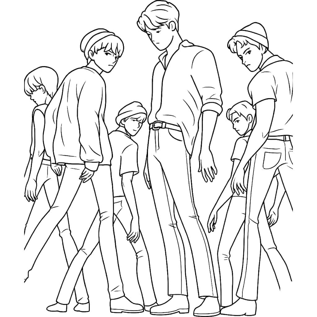 Dessin à colorier: KPop Demon Hunters (Films d'Animation) #221156 - Coloriages à Imprimer Gratuits