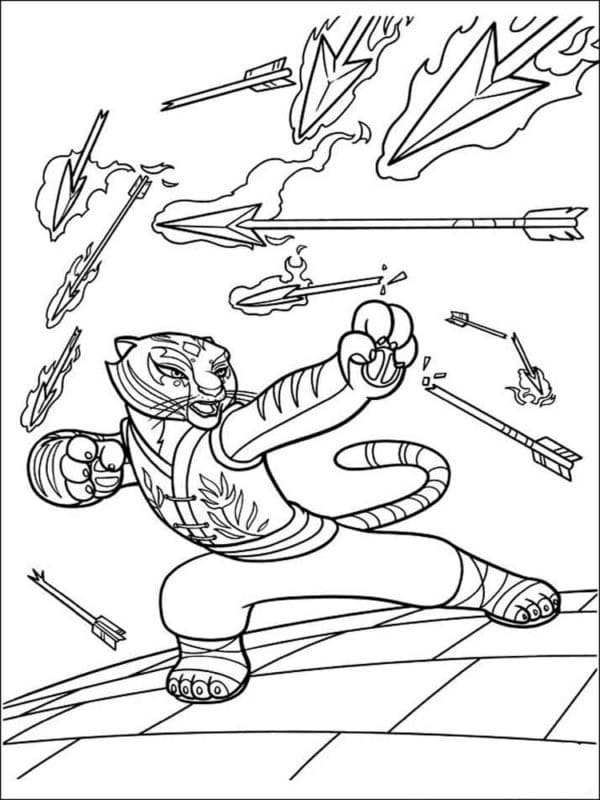 Coloriage à imprimer Kung Fu Panda #197624 de la série Films d'Animation, gratuit pour enfants et adultes