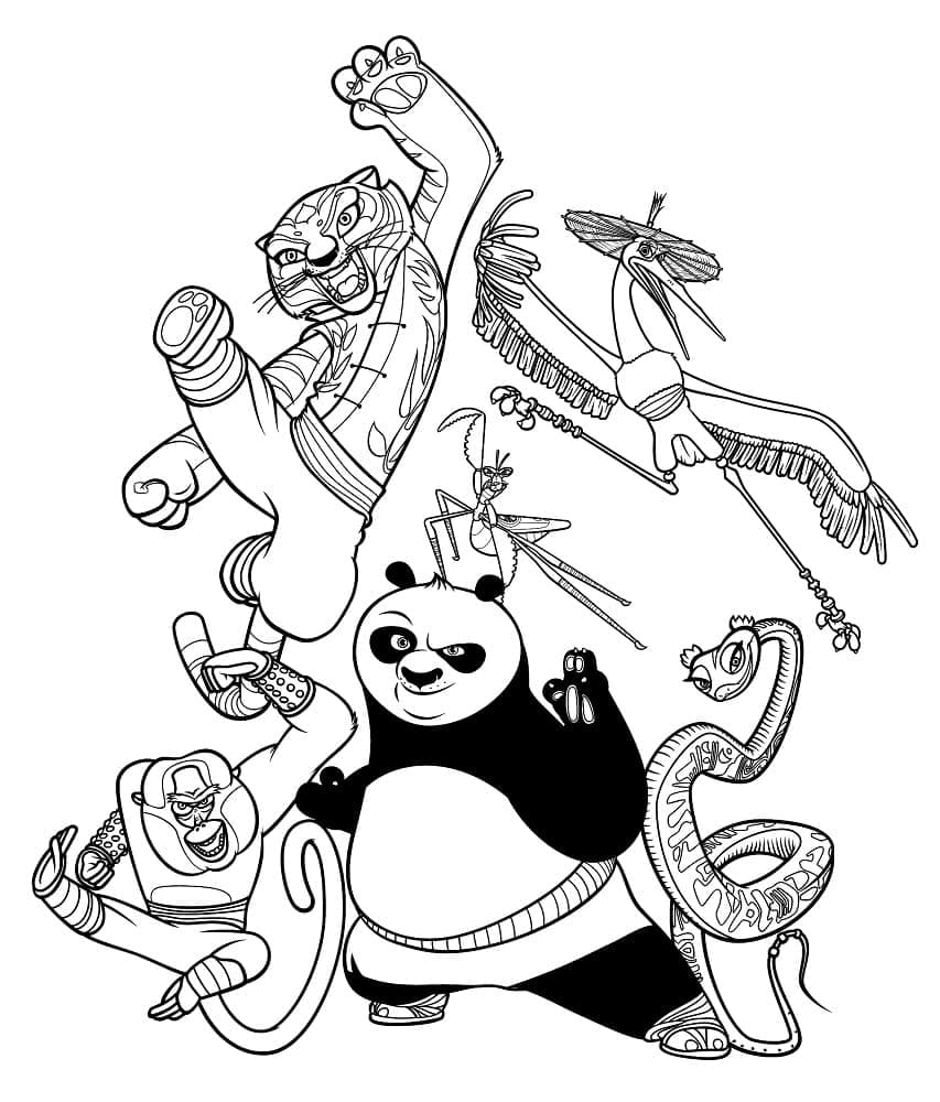 Dessin Kung Fu Panda #197642 à colorier de la série Films d'Animation, gratuit à télécharger et imprimer Dessin Kung Fu Panda #197642 à colorier de la série Films d'Animation, gratuit à télécharger et imprimer